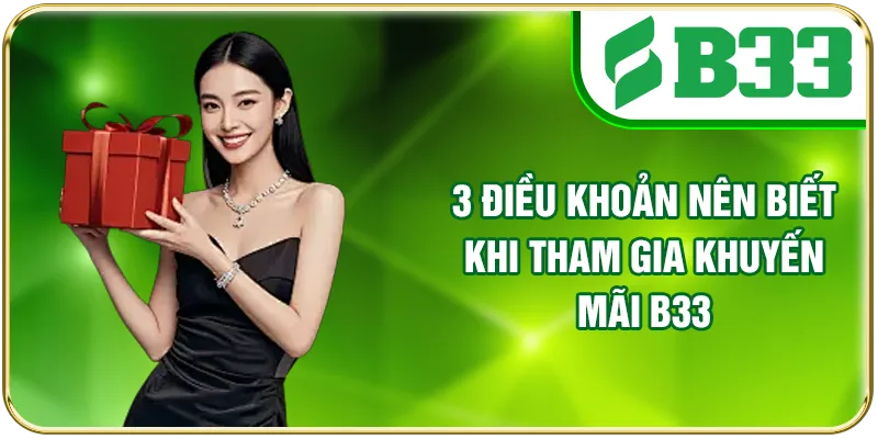 3 điều khoản nên biết khi tham gia khuyến mãi B33