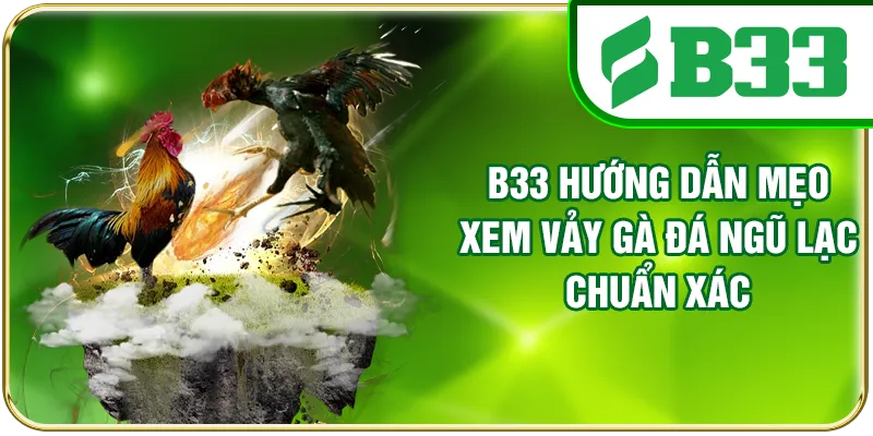 B33 hướng dẫn mẹo xem vảy gà đá Ngũ Lạc chuẩn xác