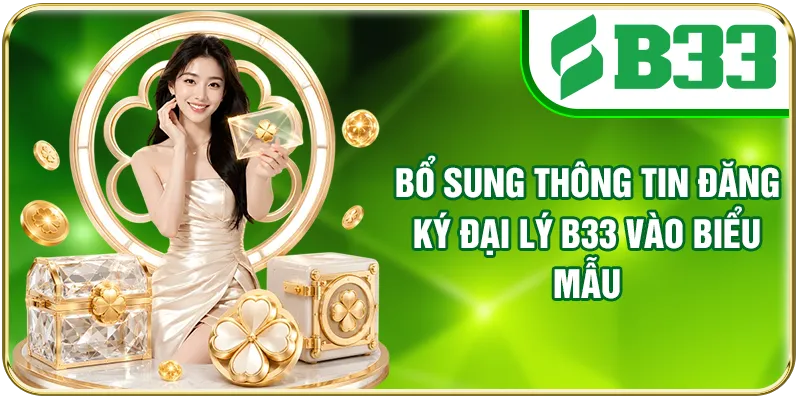 Bổ sung thông tin đăng ký đại lý B33 vào biểu mẫu