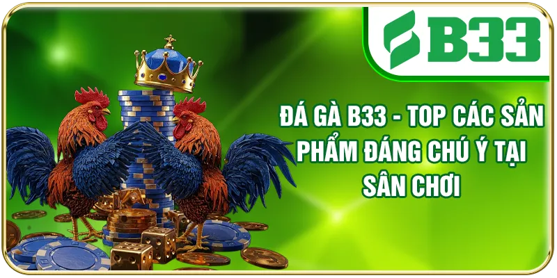 Đá Gà B33 - Top Các Sản Phẩm Đáng Chú Ý Tại Sân Chơi