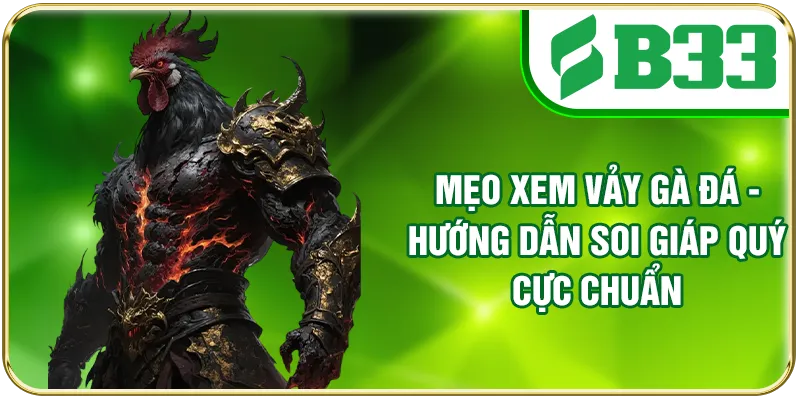 Mẹo Xem Vảy Gà Đá - Hướng Dẫn Soi Giáp Quý Cực Chuẩn
